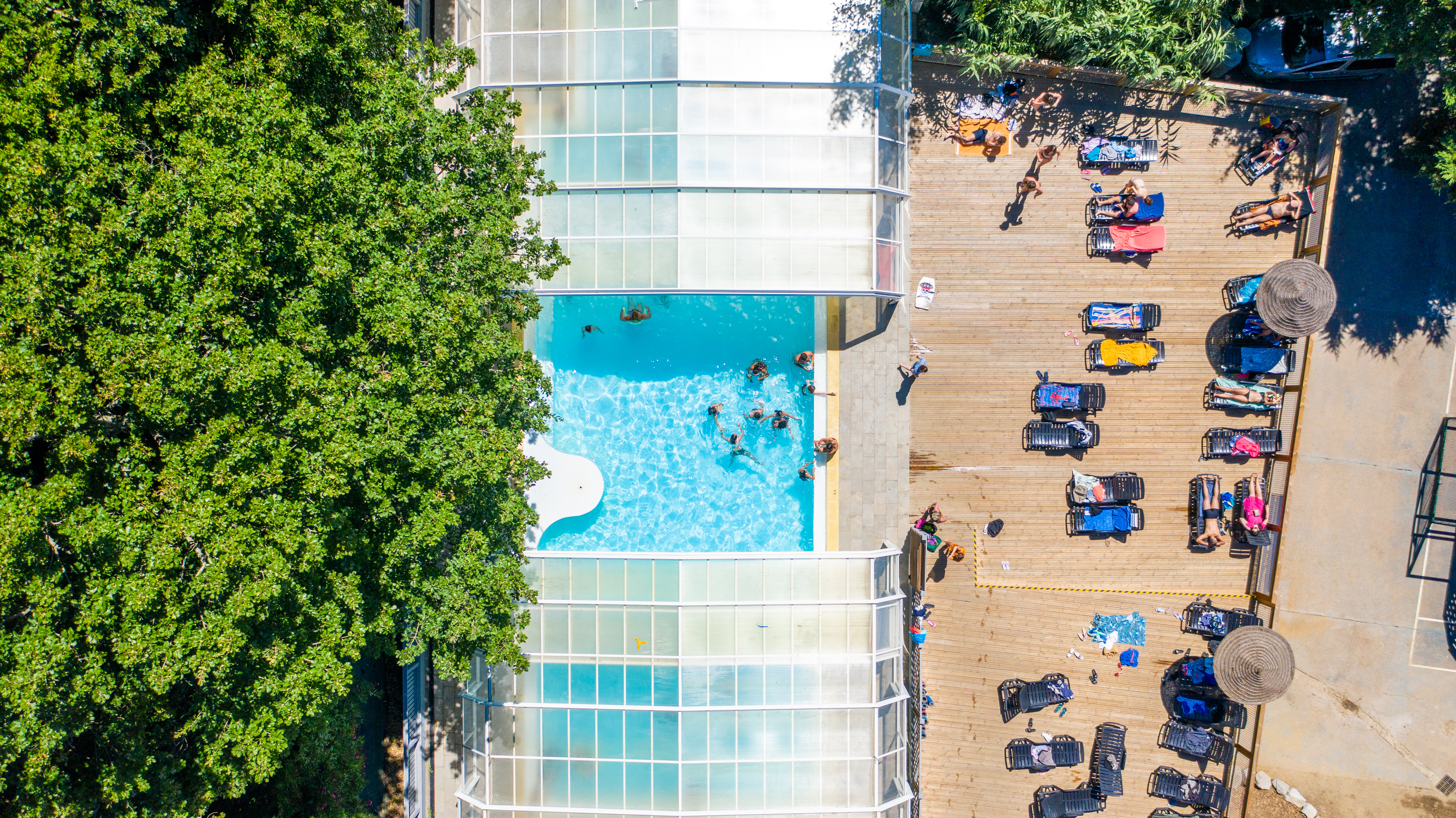 Camping piscine couverte chauffée Paradis Vendée