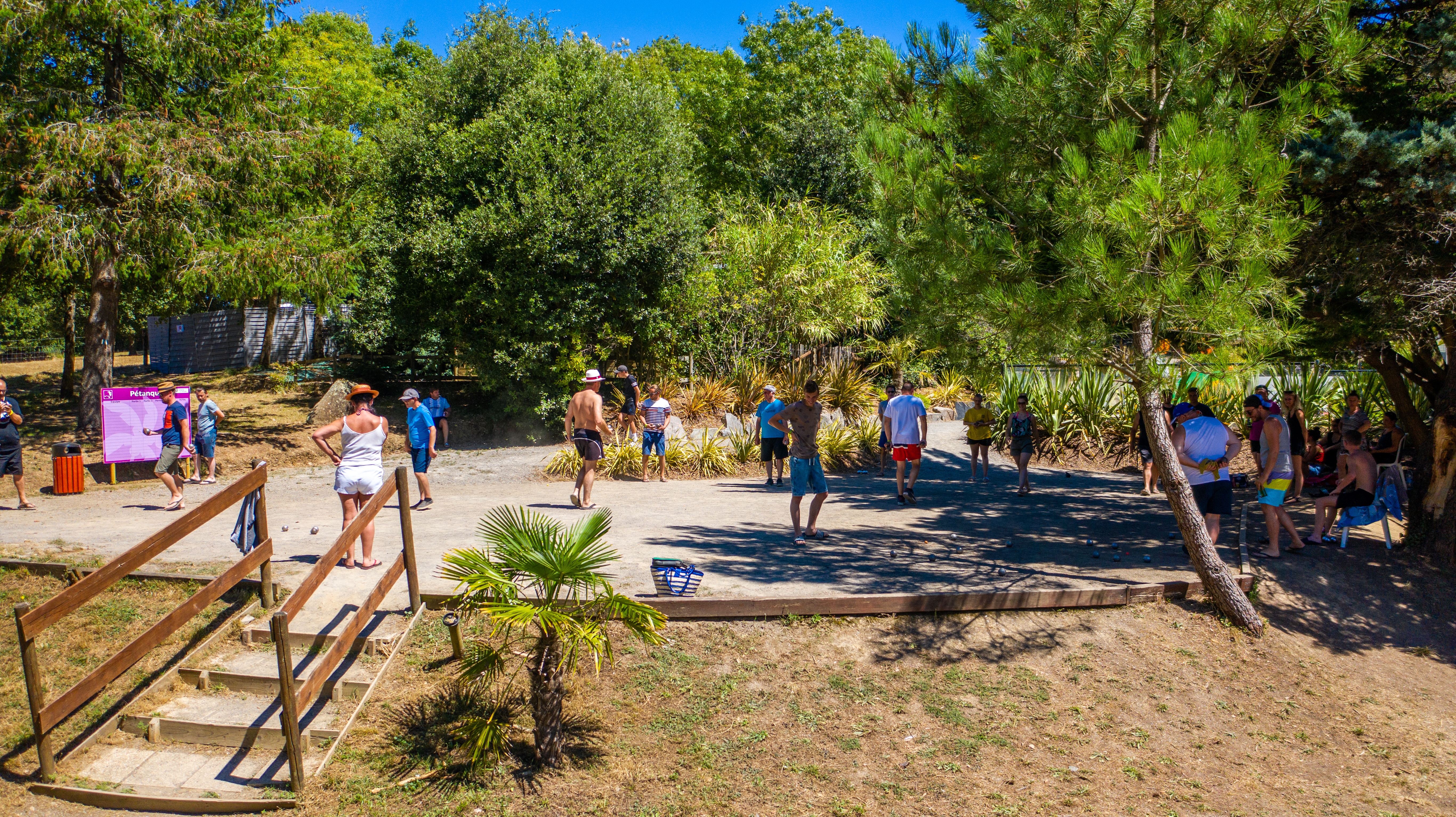 Camping animation pétanque Le Paradis Vendée